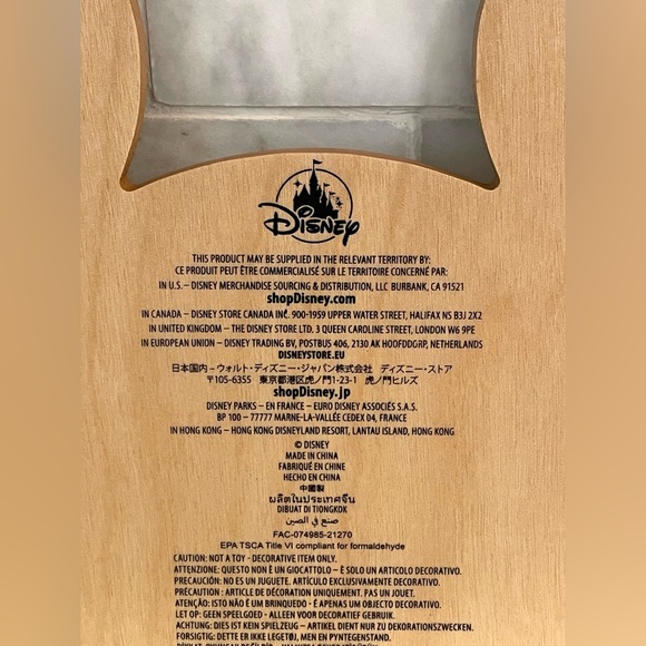 Disney Parks Mickey Mouse Icon Wood Pet Leash Holder - Picture 4 of 4